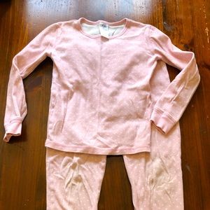 Girls’ Pink Polka Dot Pajamas